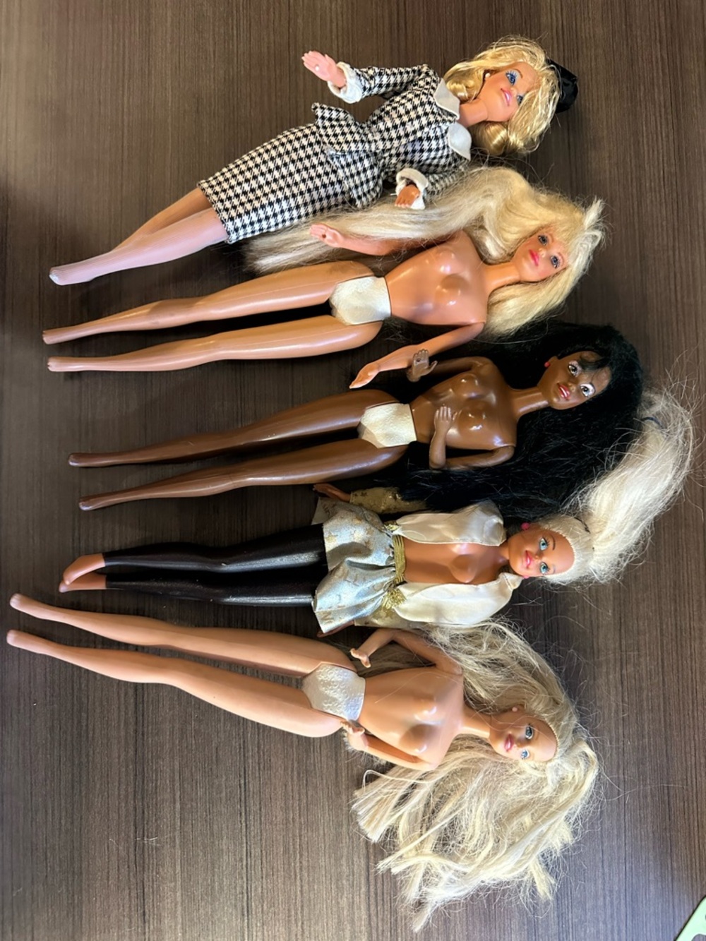 Vintage 90’s Barbie Fashion Dolls Lot - Blonde & Brunette Mix